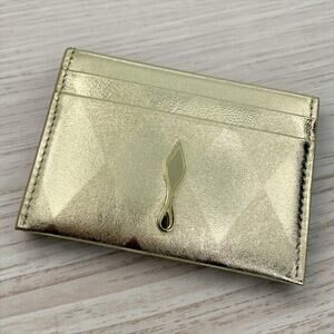 Christian Louboutin Metallic Card Holder
